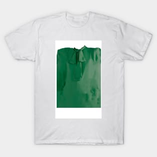 Green tie neck T-Shirt